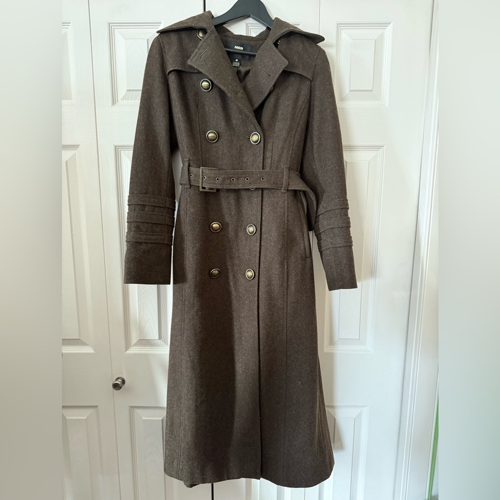 Miss Sixty M60 Military Style Double-Breasted Trench Coat